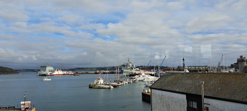 Fleet Auxilliary ships in Falmouth Harbour