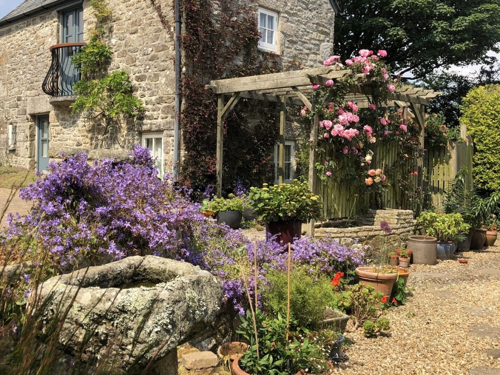 Little Tolmennor Barn Garden and Pergola