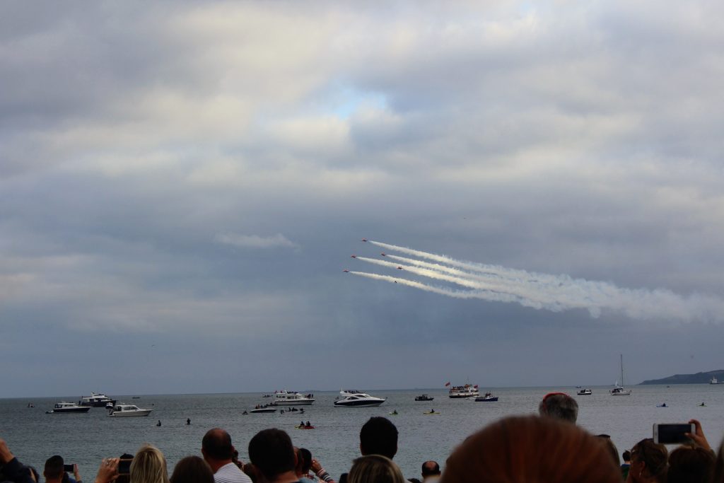 Red arrows display during falmouth week